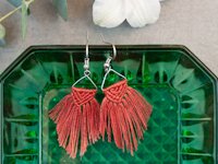 Johanna Rundel Macrame Earrings